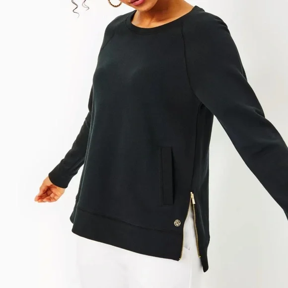 Lilly Pulitzer NAVY Beach Comber pullover - Picture 6 of 11